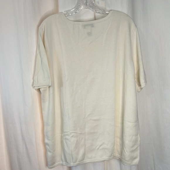 Draper’s & Damon’s Ivory Sweater Shell - Picture 4 of 4